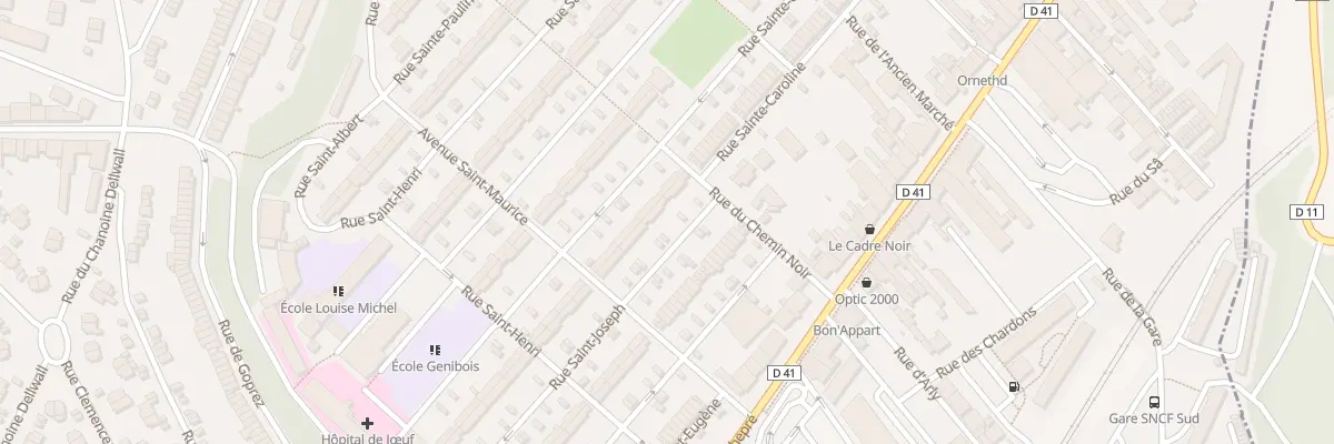 Plan du 9 Rue Sainte Caroline à Jœuf