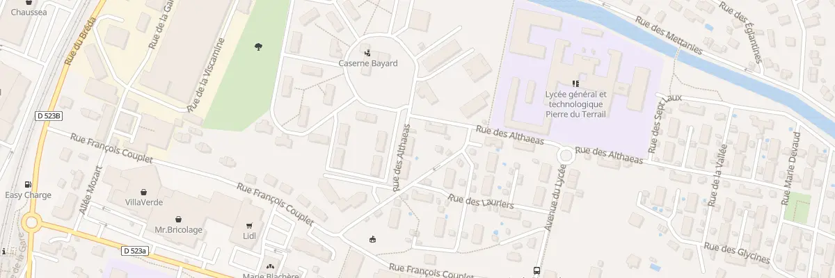 Plan du 512 Rue des Althaeas à Pontcharra