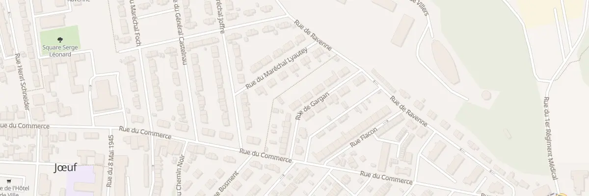 Plan du 6T Rue de Gargan à Jœuf
