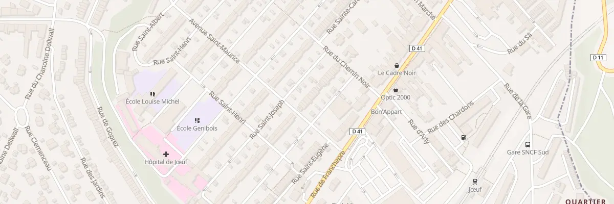 Plan du 4 Rue Sainte Caroline à Jœuf