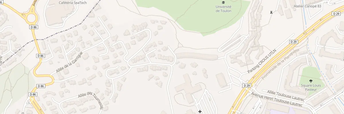 Plan du 336 Rue du Cap Pierre Delsol à La Garde
