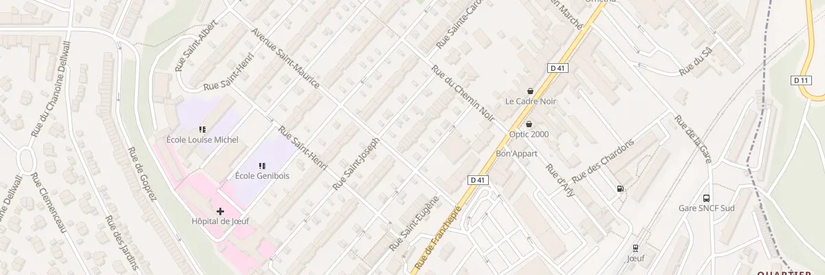 Plan du 3 Rue Sainte Marthe à Jœuf