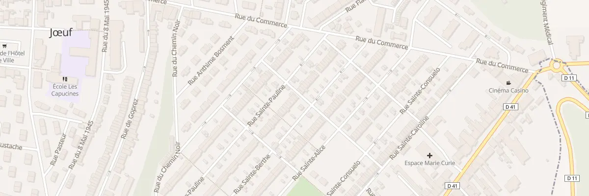Plan du 48 Rue Sainte Pauline à Jœuf