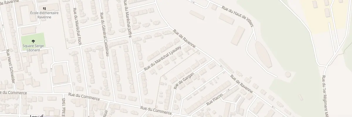Plan du 16 Rue du Maréchal Lyautey à Jœuf