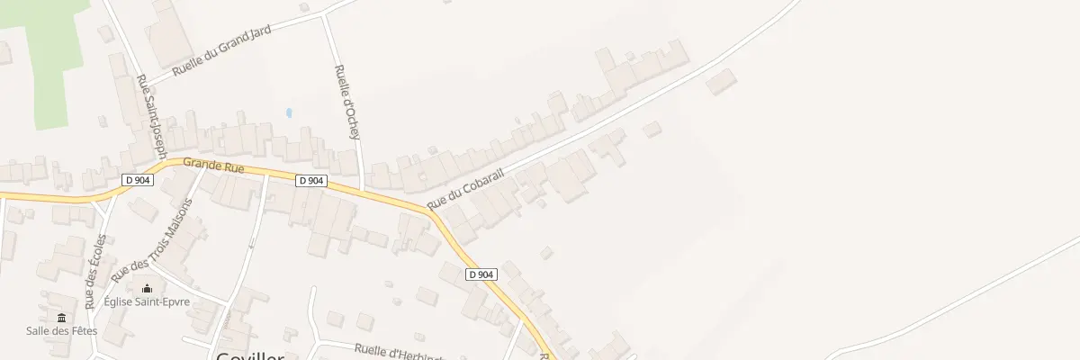 Plan du 12 Rue Du Cobarail à Goviller