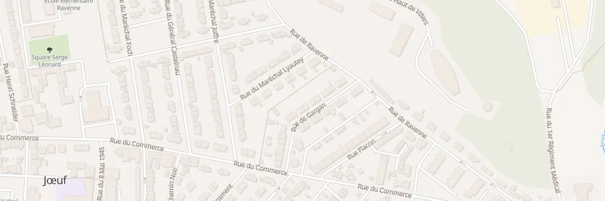 Plan du 8 Rue de Gargan à Jœuf