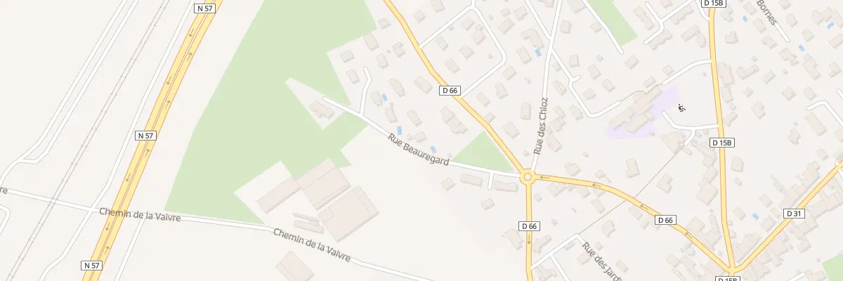 Plan du 4 Rue Beauregard à Voray-sur-l’Ognon