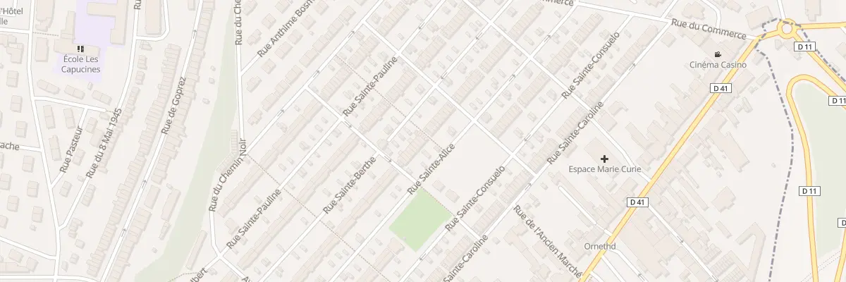Plan du 40 Rue Sainte Berthe à Jœuf