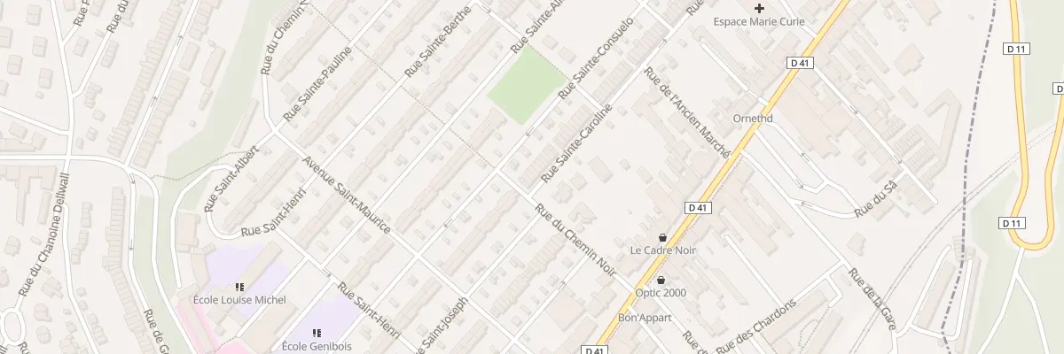 Plan du 17 Rue Sainte Caroline à Jœuf