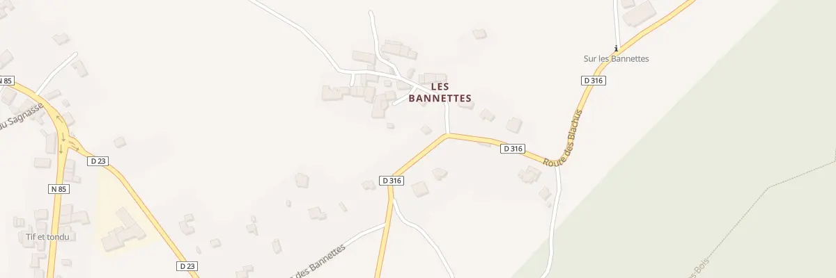 Plan du 5175 Les Bannettes à Aubessagne