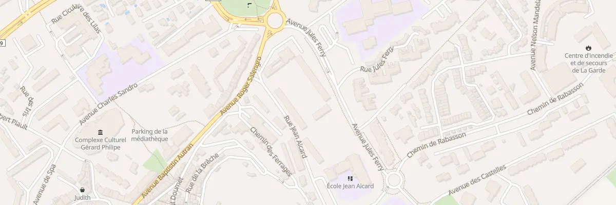 Plan du 55 Rue Jean Aicard à La Garde
