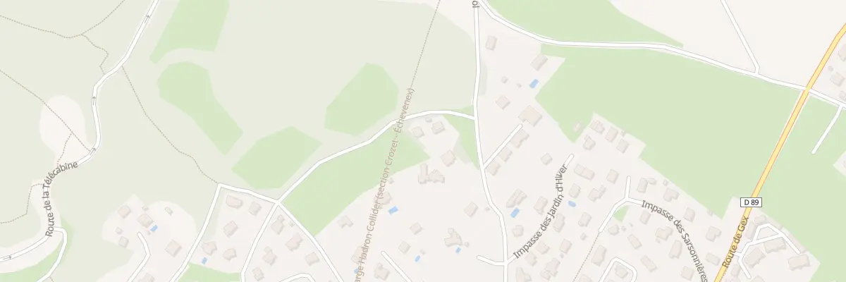 Plan du 341 Rte du Col à Crozet