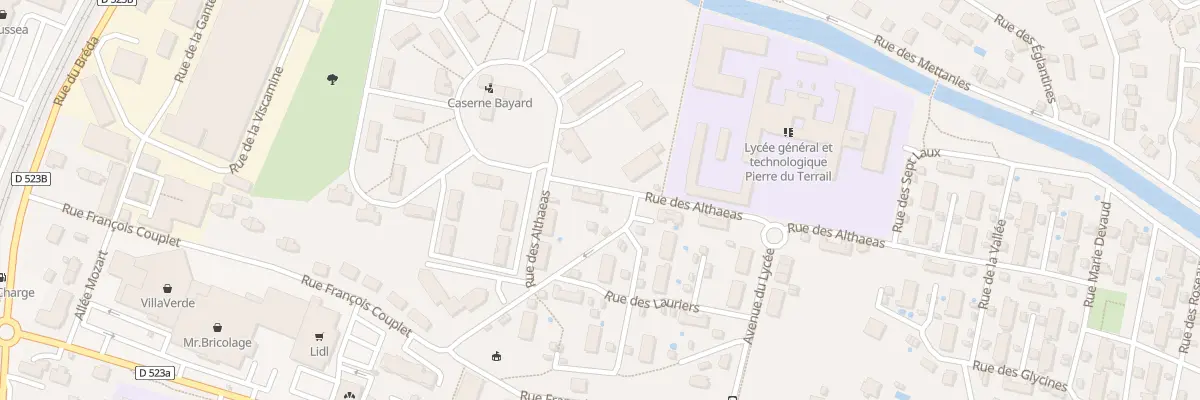 Plan du 430 Rue des Althaeas à Pontcharra