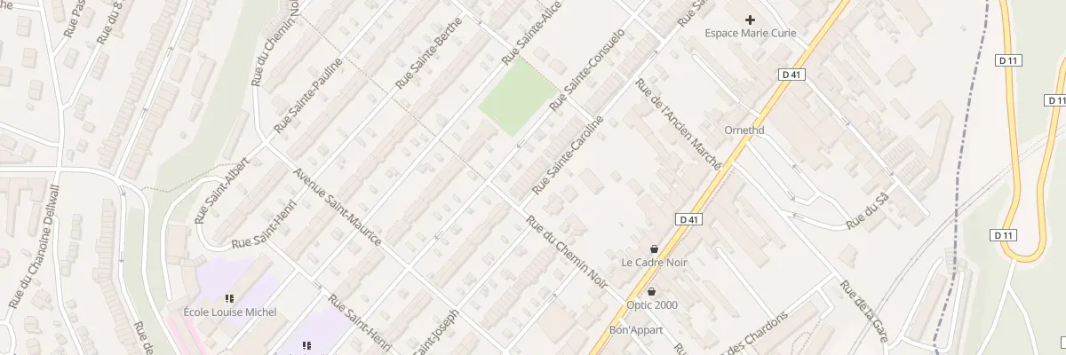 Plan du 21 Rue Sainte Caroline à Jœuf