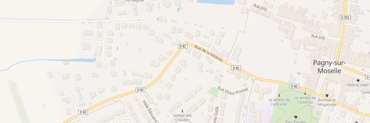 Plan du 3 Rue de Prény à Pagny-sur-Moselle