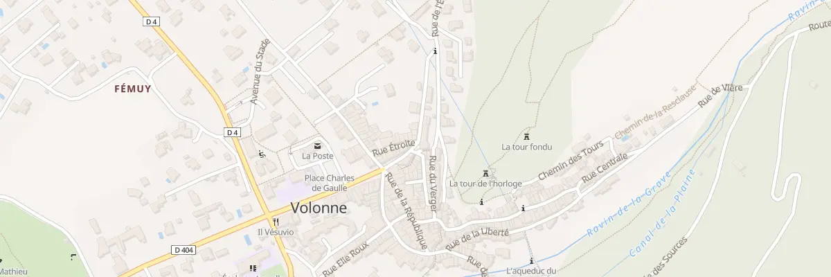 Plan du 5120 Le Village Ouest à Volonne
