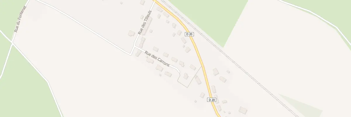 Plan du 6 Rue des Carrons à Baulay