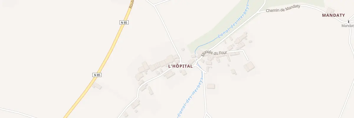 Plan du 449 Che de l’Hôpital à Aubessagne