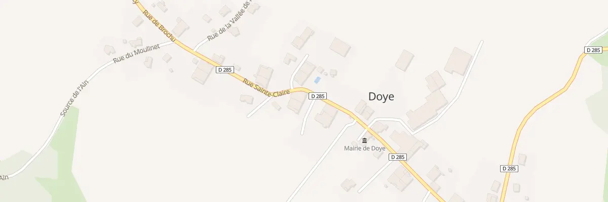 Plan du 385 Rue Sainte Claire à Doye
