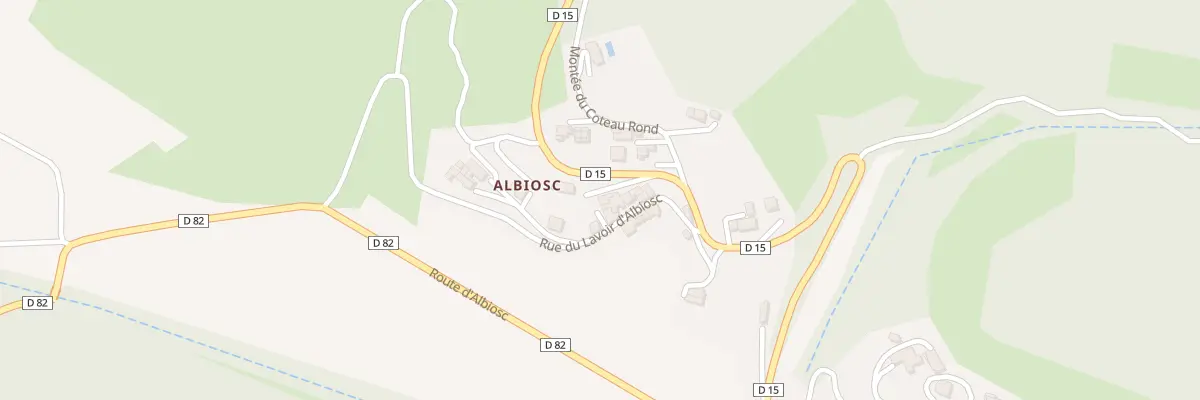 Plan du 5204 Albiosc à Esparron-de-Verdon