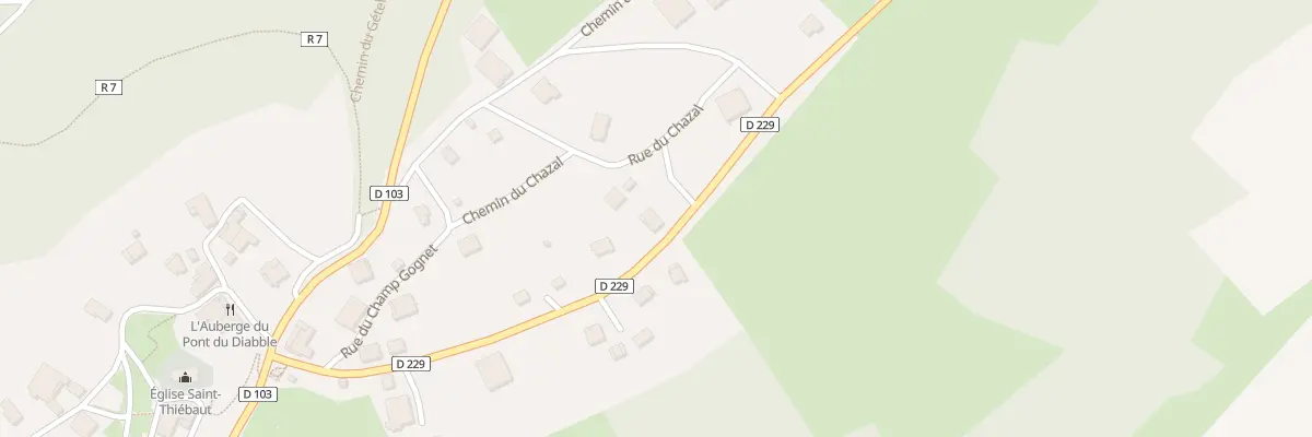 Plan du 15 Rue des Beaux Garçons à Crouzet-Migette