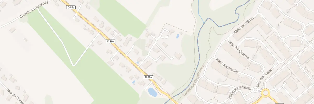 Plan du 50 Che du Riambochon à Sergy