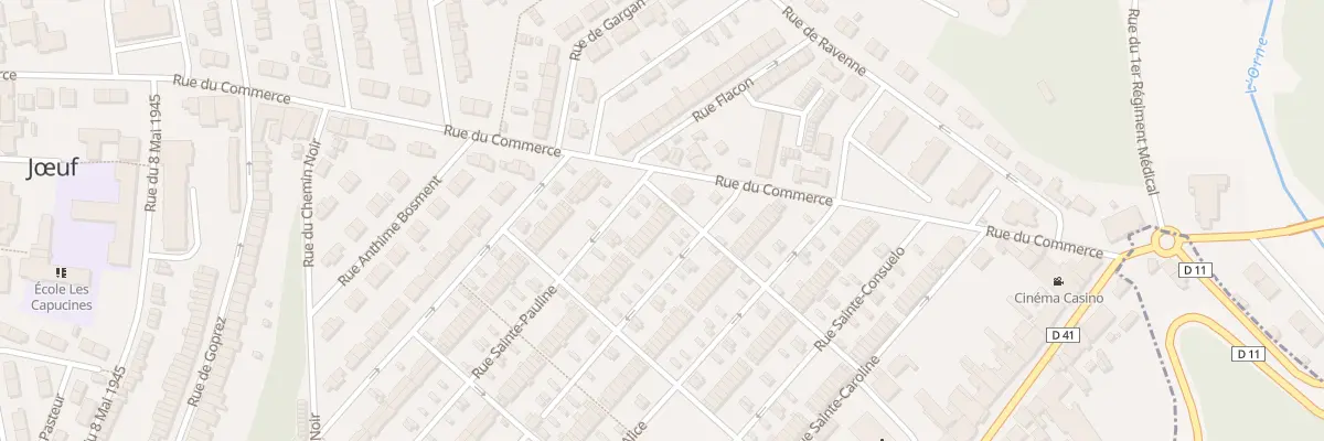 Plan du 63 Rue Sainte Berthe à Jœuf