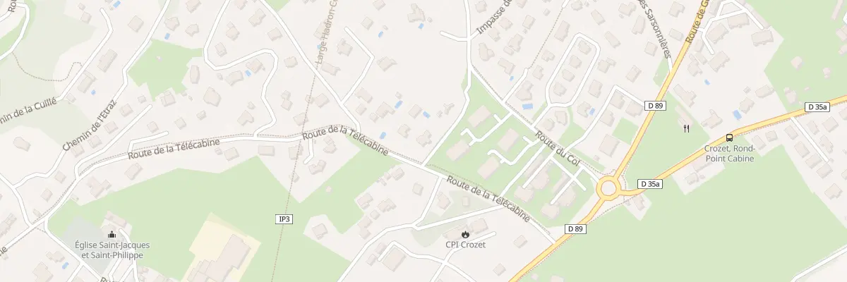 Plan du 202 Rte de la Telecabine à Crozet