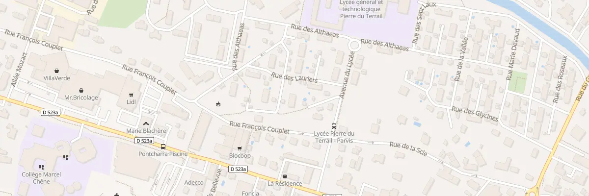 Plan du 47 Pas du Canal à Pontcharra