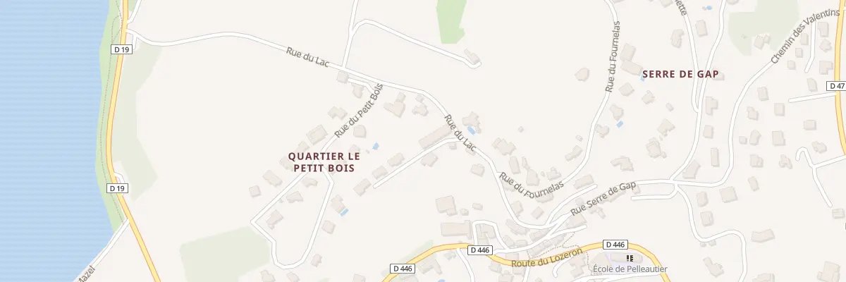 Plan du 120E Rue du Lac à Pelleautier