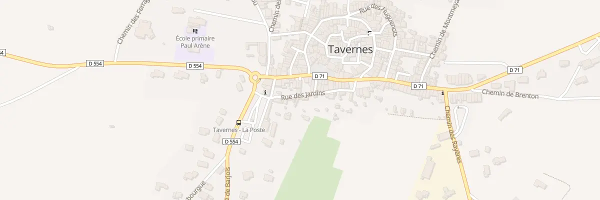 Plan du 12 Rue des Jardins à Tavernes