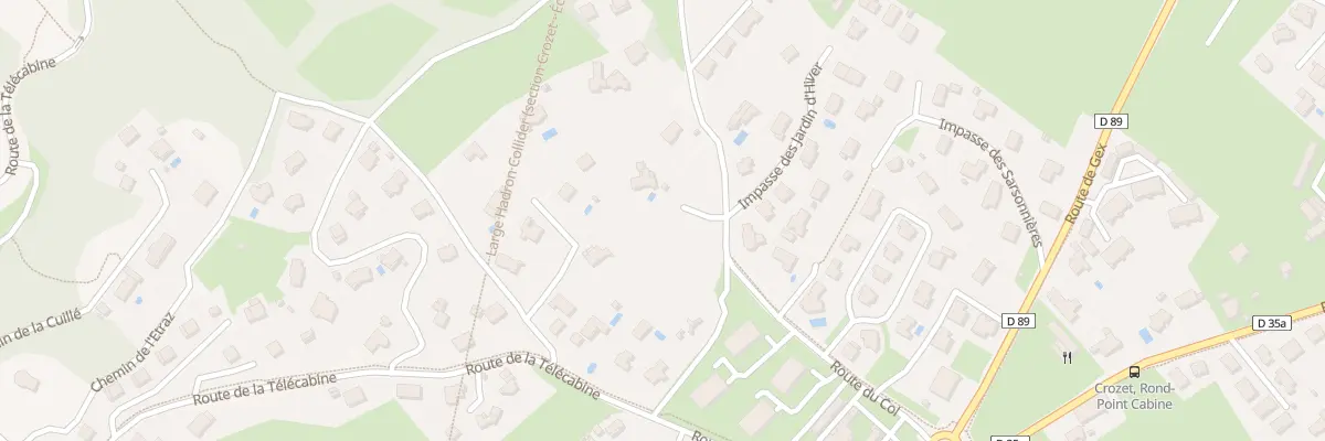 Plan des Corneillettes à Crozet