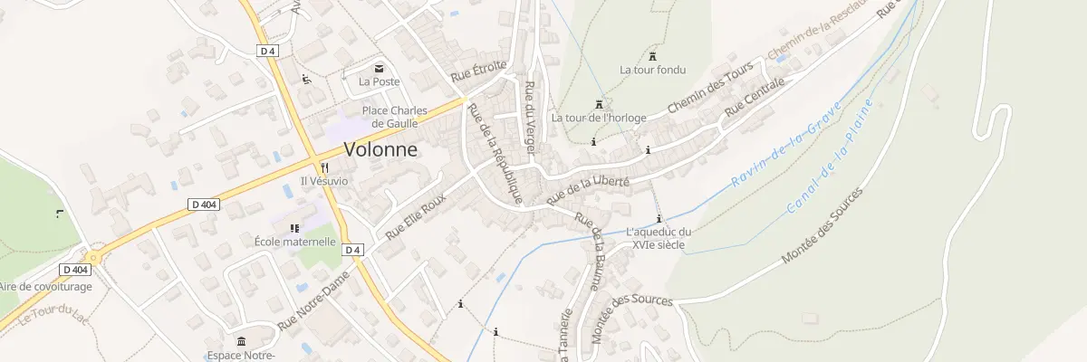 Plan du 8 Rue Centrale à Volonne