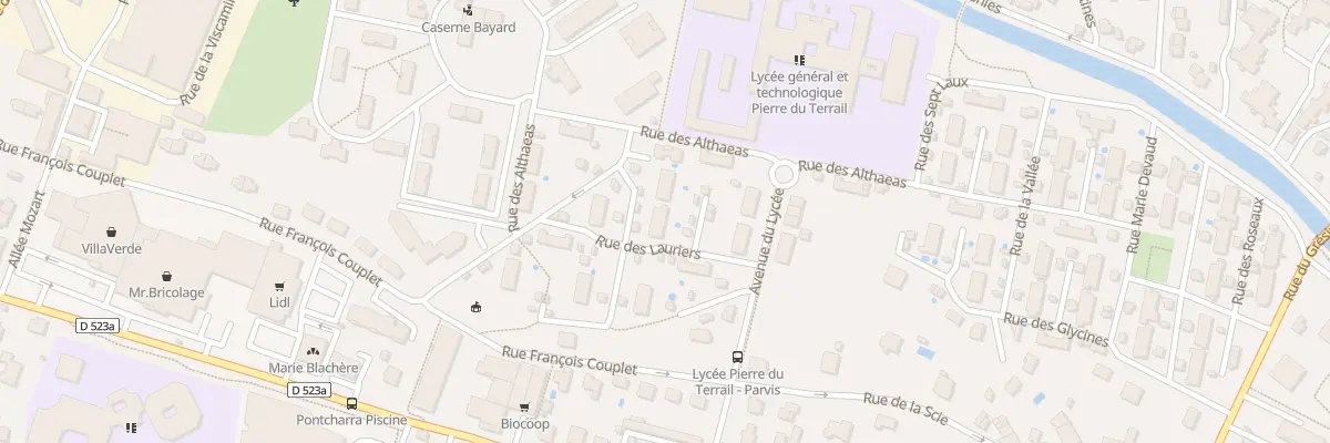 Plan du 81 Rue des Lauriers à Pontcharra