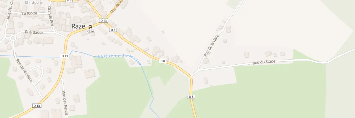 Plan du 230B Rue de Rosey à Raze