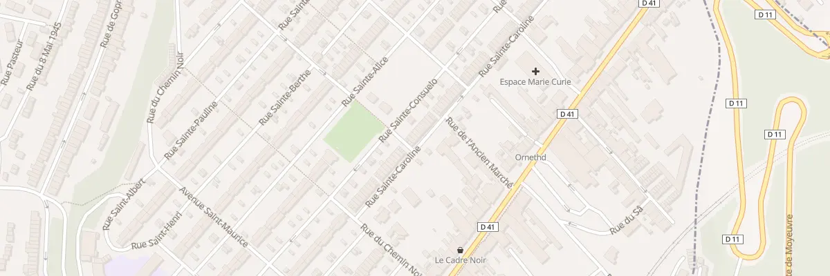 Plan du 33 Rue Sainte Caroline à Jœuf