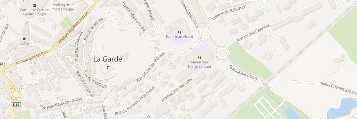 Plan du 324 Rue du Nouveau Pigeonnier à La Garde