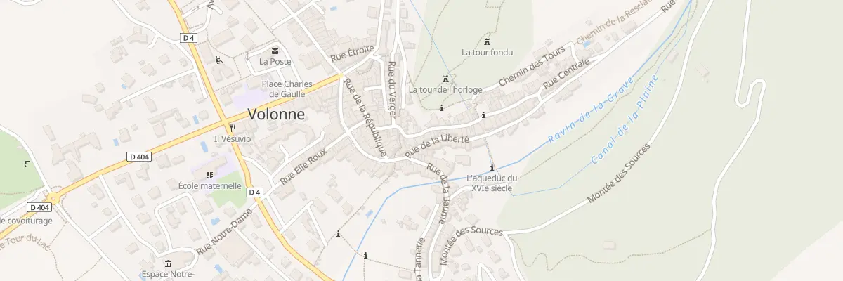 Plan du 12 Rue Centrale à Volonne