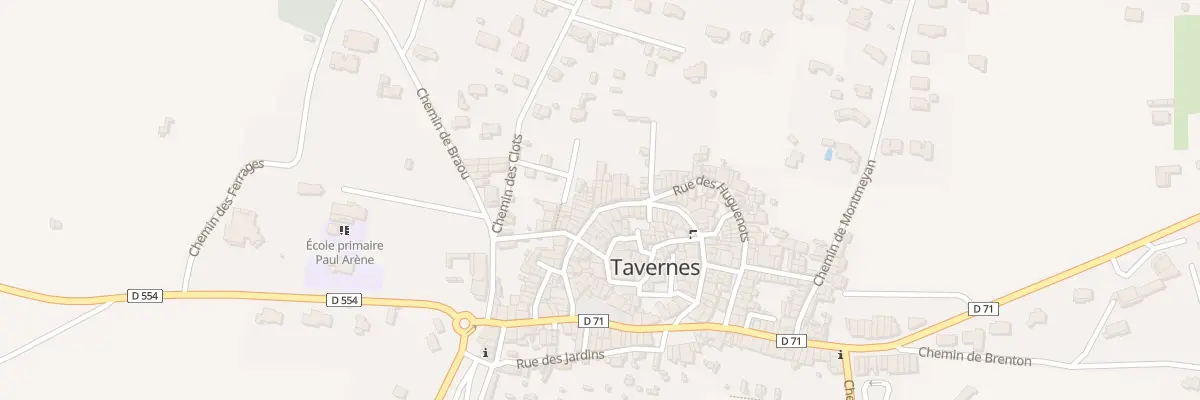 Plan du 56 Rue du Puits Neuf à Tavernes