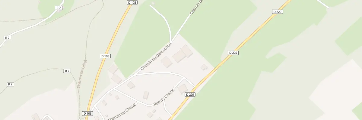 Plan du 1 Rue des Chevries à Crouzet-Migette