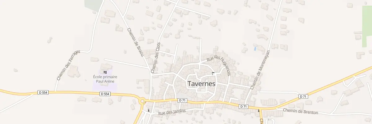 Plan du 54 Rue du Puits Neuf à Tavernes