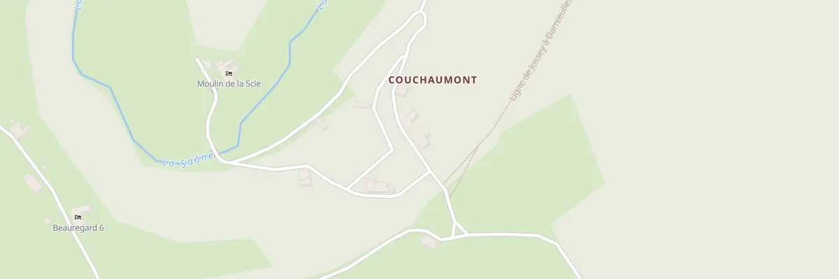 Plan du 2 Couchaumont à Claudon
