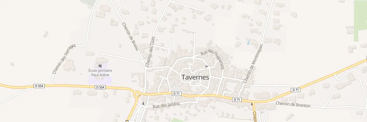 Plan du 35 Rue du Puits Neuf à Tavernes