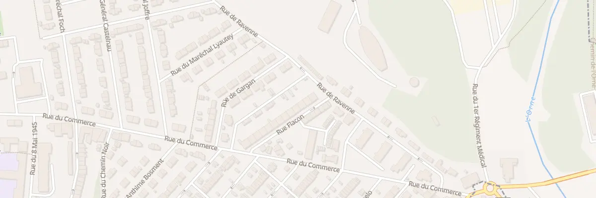 Plan du 11 Rue Flacon à Jœuf