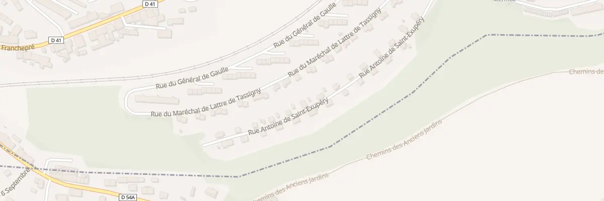 Plan du 18 Rue Antoine de Saint-Éxupéry à Jœuf