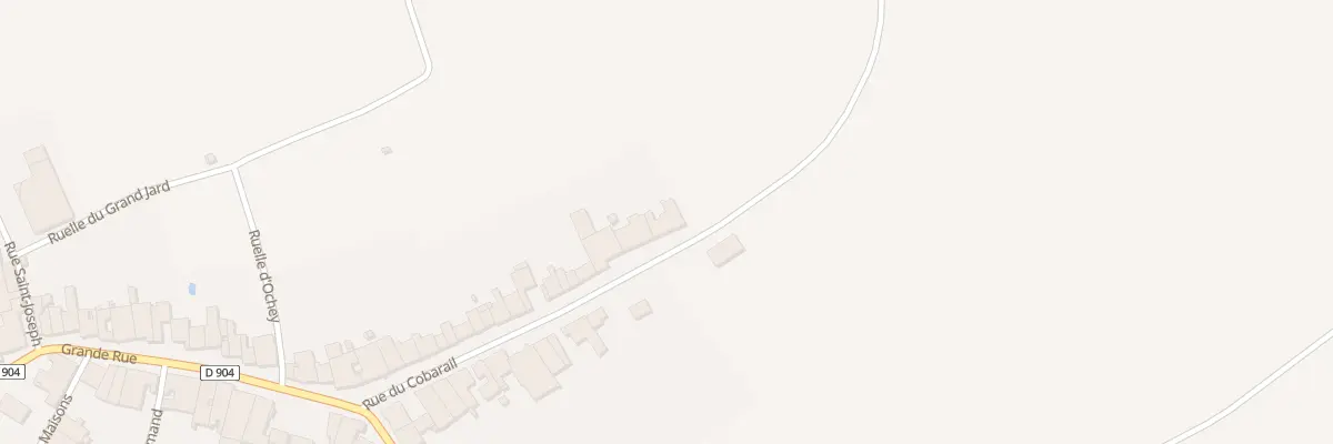 Plan du 33 Rue Du Cobarail à Goviller