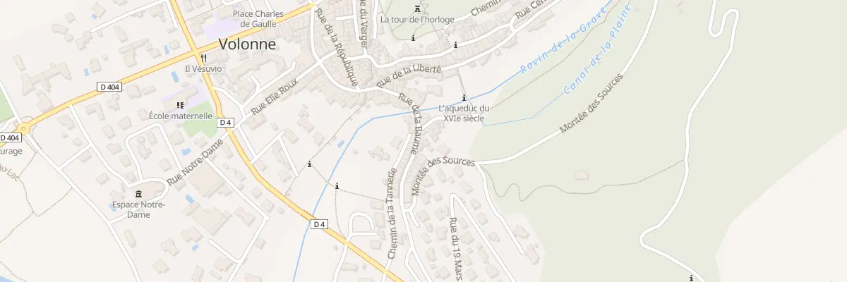 Plan du 7193 Rue de la Baume à Volonne