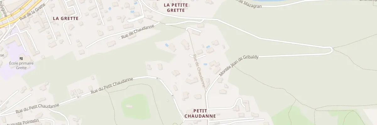 Plan du 22A Rue de Chaudanne à Besançon