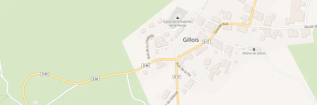 Plan du 5063 Rue de la Citadelle à Gillois