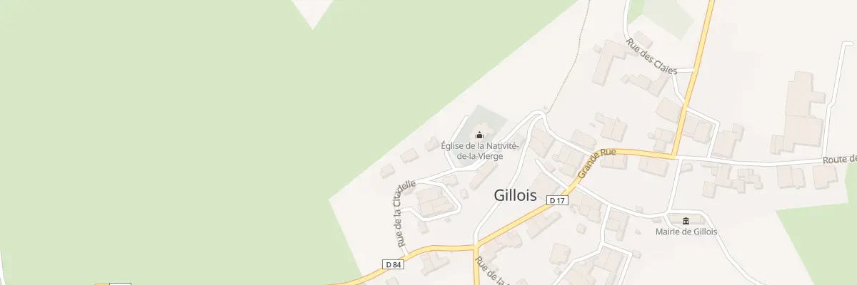 Plan du 11 Rue de la Citadelle à Gillois